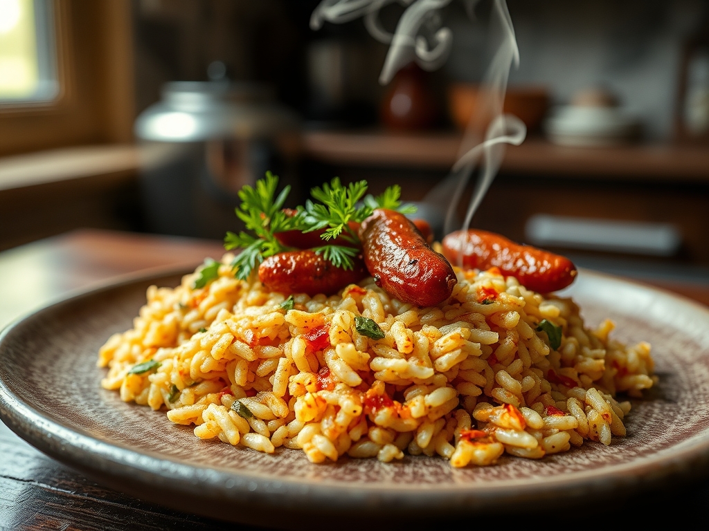 Arroz al horno con sobras