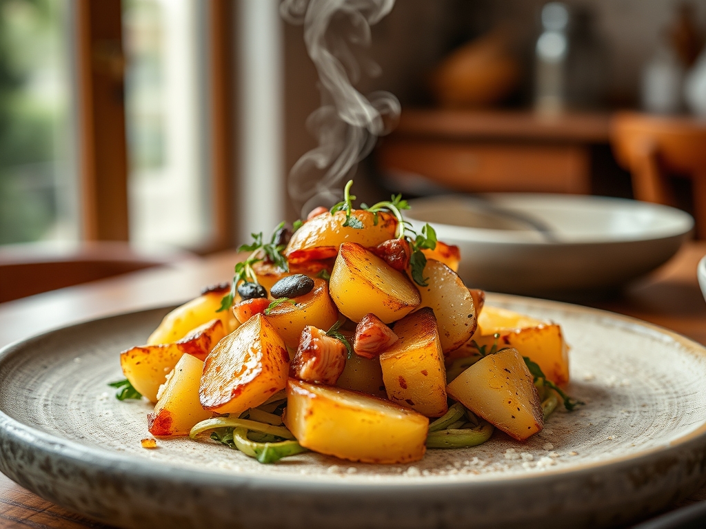 Ensalada de lacón y patata
