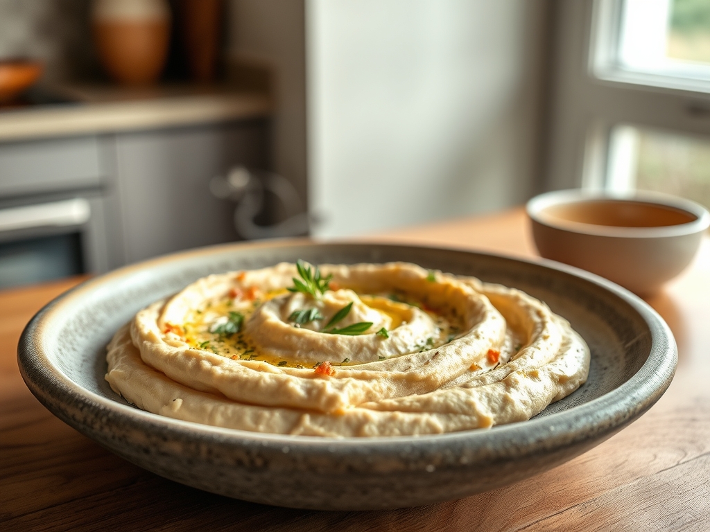Hummus de alubias blancas