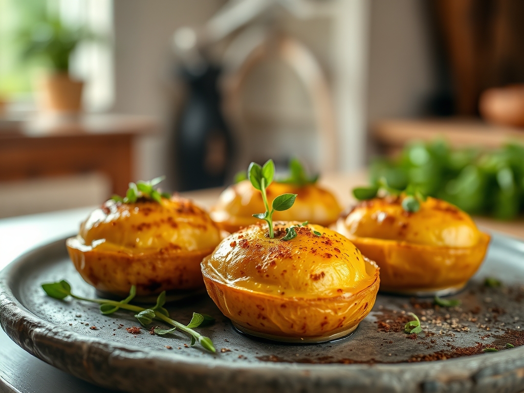 Patatas rellenas de boloñesa