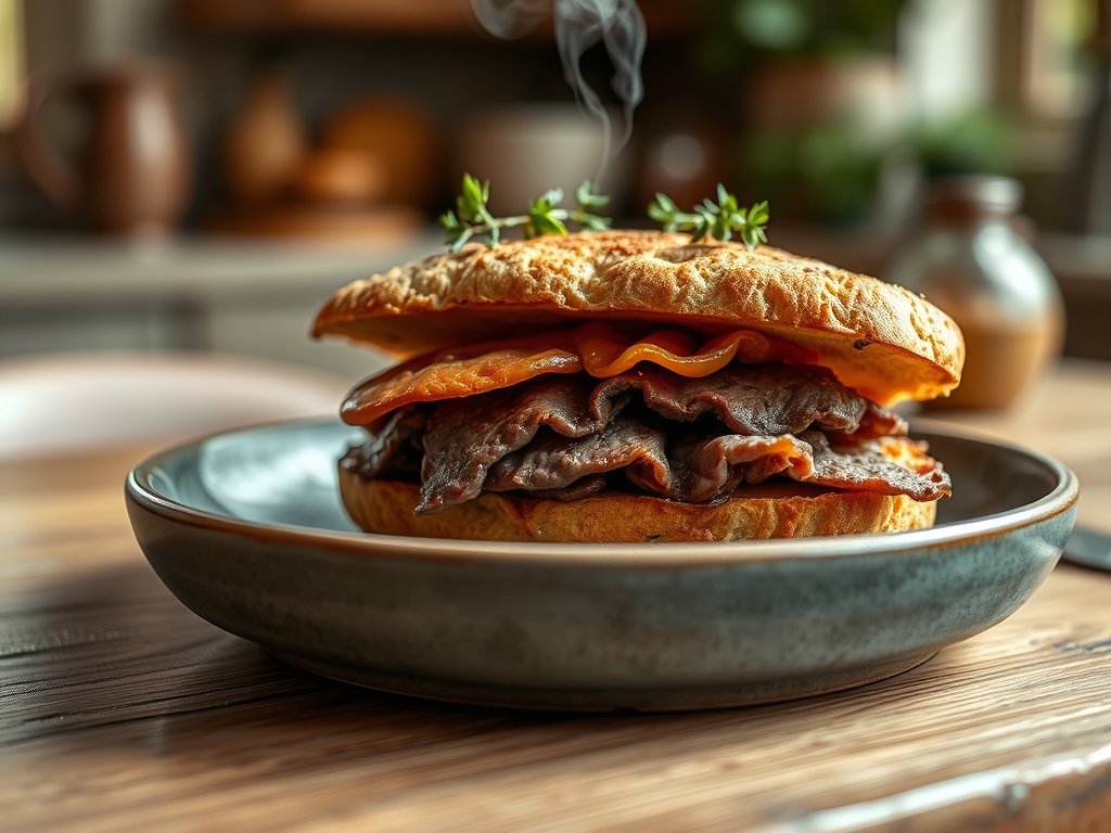Sándwich de roast beef