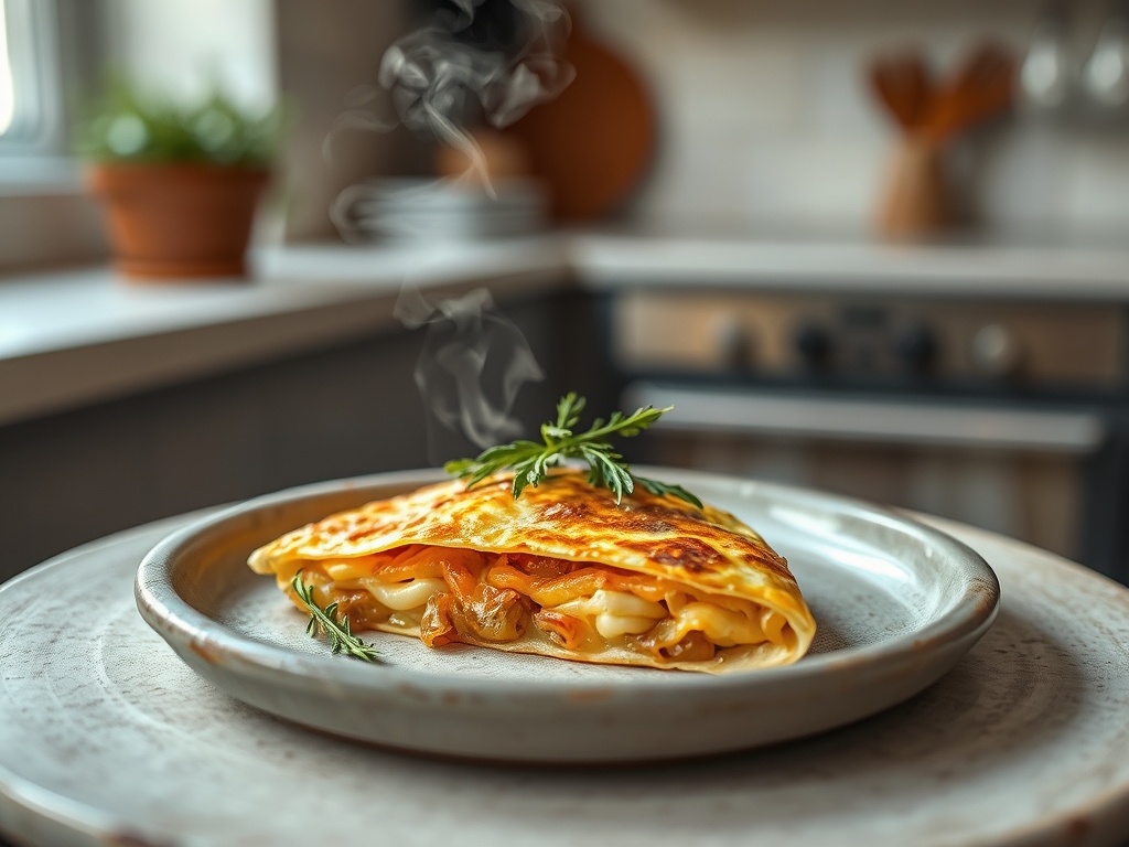 Tortilla de pasta fría