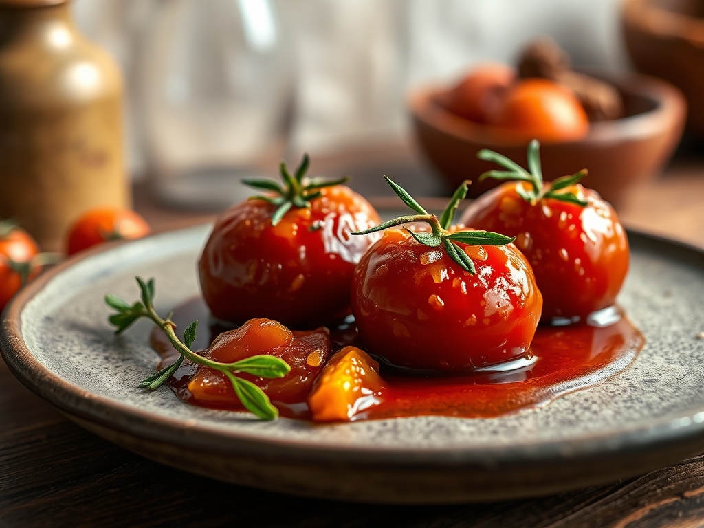 Conserva de tomates maduros
