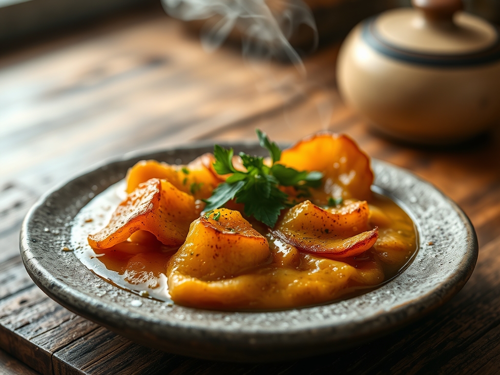 Sopa de costras de queso