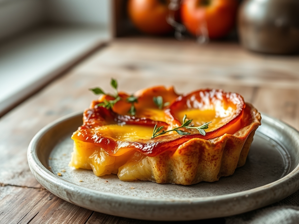 Tarta de manzana de restos